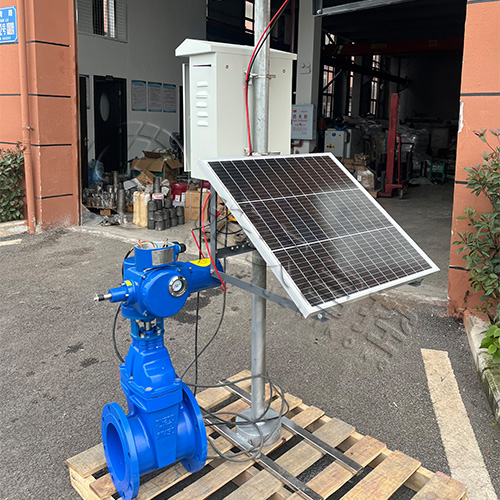 石峰皓久 Z945X-16Q免布线太阳能电动闸阀 农业灌溉 支持远程智能控制